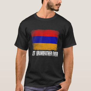 Vintag Bester Großvater je Men Retro Armenia Fl T-Shirt