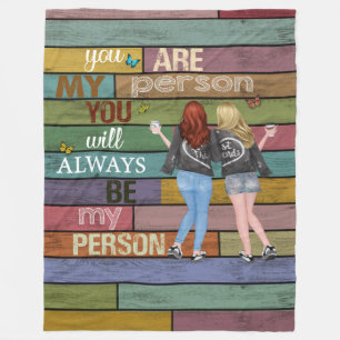 Vintag Bestfriend Blanket   Christmas Blanket Gif Fleecedecke