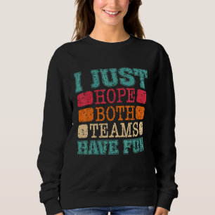 Vintag beunruhigt, ich hoffe nur, dass beide Teams Sweatshirt