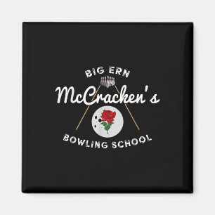 Vintag Big Ern Mccrackens Bowling School Gift Lov Magnet