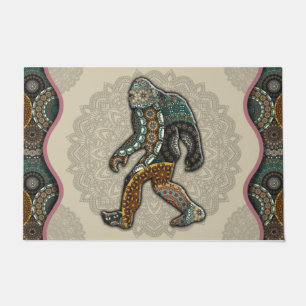 Vintag Bigfoot Doormat Bigfoot Lover Mat Fußmatte