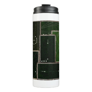 Vintag Billardtisch Billard Tischdecke Art Pool Ha Thermosbecher