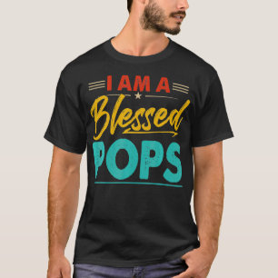 Vintag bin ich ein gesegneter Pop glücklich Vatert T-Shirt