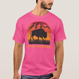 Vintag Bison Wichita Mountain Nationalpark Suns T-Shirt