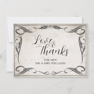 Vintag Black Art Deco Wedding Danke