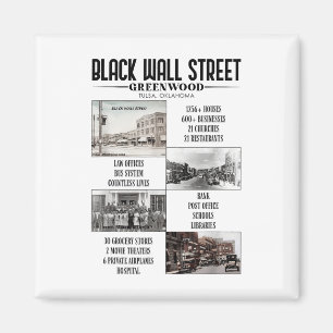 Vintag Black Business Black History Monat Black W Magnet