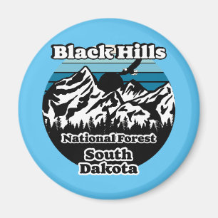 Vintag Black Hills National Forest South Dakota Magnet
