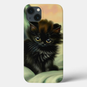 Vintag Black Kitten Illustration Case-Mate iPhone Hülle
