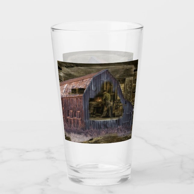Vintag Blacksmith Shop Welder Glas (Vorderseite)