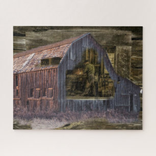 Vintag Blacksmith Shop Welder Puzzle