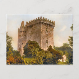 Vintag Blarney Castle Irland Postkarte