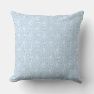 Vintag Blaue Rose Reversible Pastell Pillow Kissen