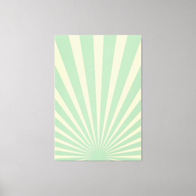 Vintag-blaue Sonnenschutzplakate Leinwanddruck (Vorderseite)