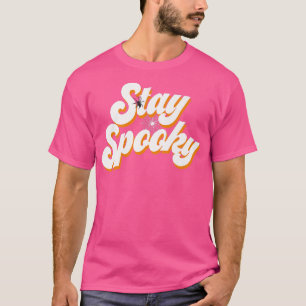 Vintag Bleibe Spooky Spider Spooky Vibes Halle T-Shirt