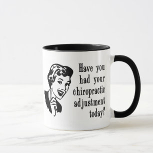Vintag-Blick Chiro Anzeigen-Tasse Tasse