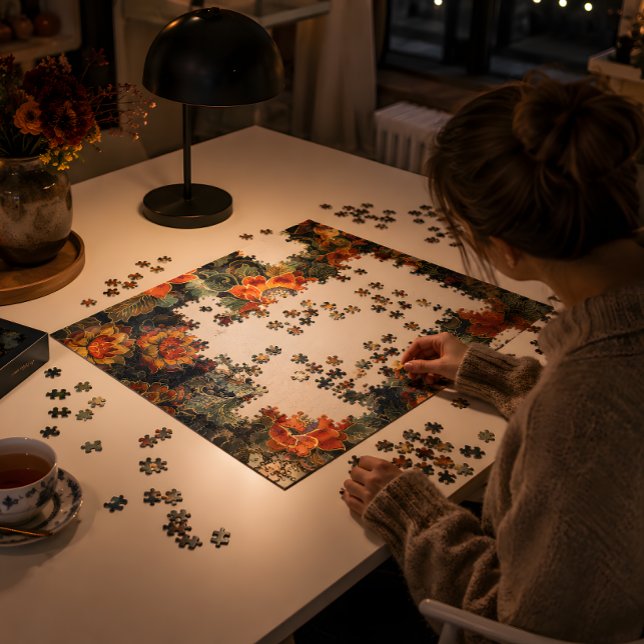 Vintag Bloom Elegance Jigsaw Puzzle (Von Creator hochgeladen)