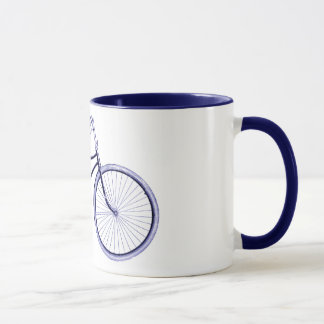 Vintag Blue Bike Tasse