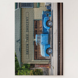 Vintag Blue Chevy Puzzle