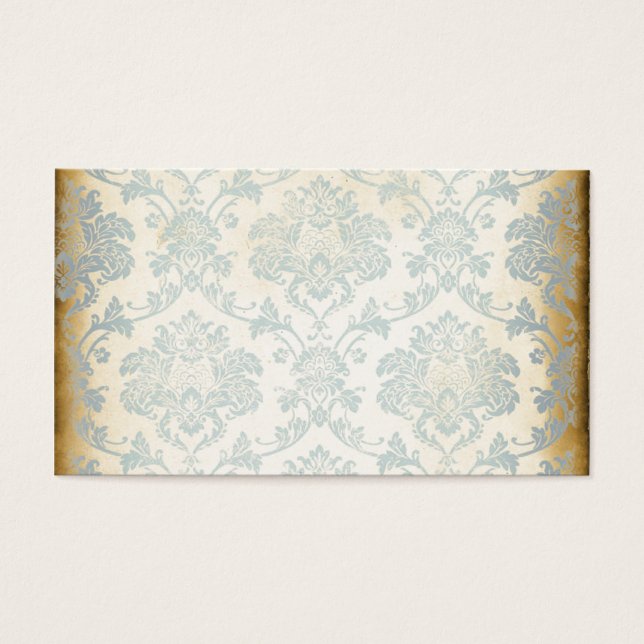 Vintag Blue Damask (Vorderseite)