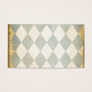 Vintag Blue Diamond Print