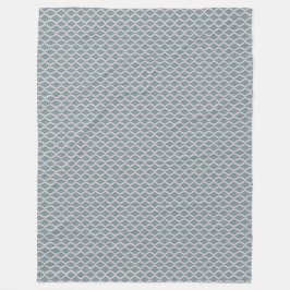 Vintag Blue Dreams Fleece Blanket