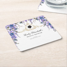 Vintag Blue Florals Bridgerton Brautparty