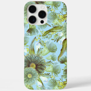 Vintag Blue Wattle und Eucalyptus iPhone 16 Pro Max Hülle