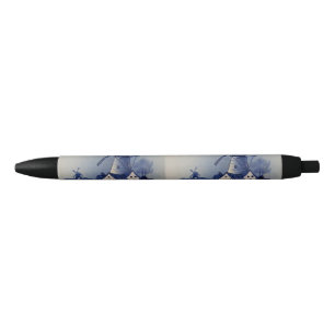 Vintag Blue White Delft Windmill Kugelschreiber