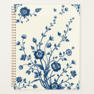 Vintag Blue Willow China Print Planer