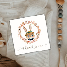 Vintag Boho Bunny Wreath Babydusche