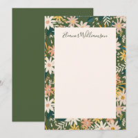 Vintag Boho Floral in Peach und Green Baby Dusche