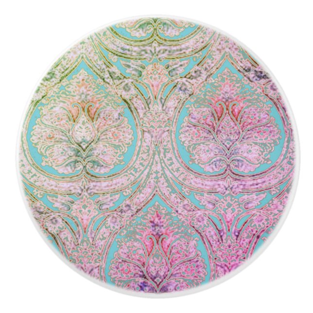 Vintag Boho Soho Möbel Knobs Keramikknauf (Vorderseite)