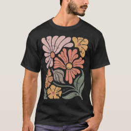 Vintag Boho Wildblume Graphic T-Shirt