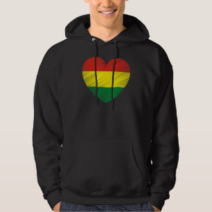 Vintag Bolivien Bolivianischer Flaggenstatus - Unt Hoodie