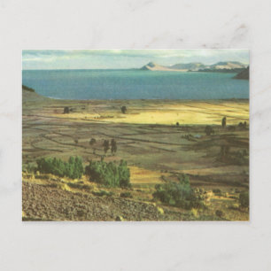 Vintag Bolivien, Titicacasee Postkarte
