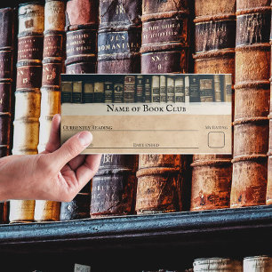 Vintag Book Club Lesespeicher-Lesezeichen
