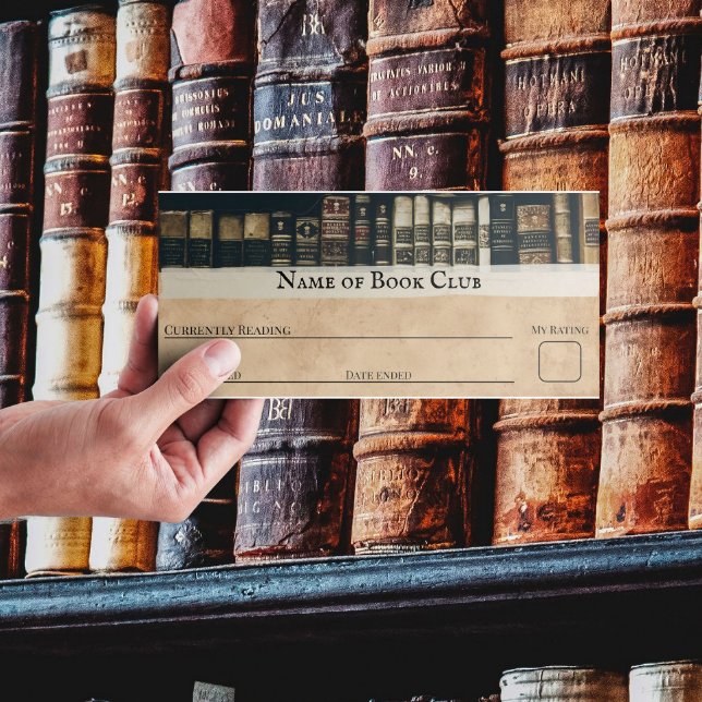 Vintag Book Club Lesespeicher-Lesezeichen (Von Creator hochgeladen)