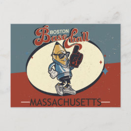 Vintag Boston, Massachusetts Baseball Postkarte