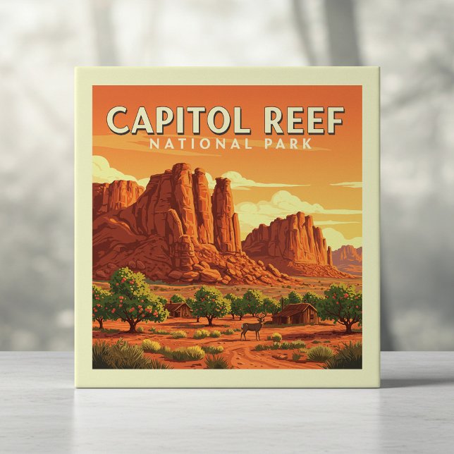 Vintag Boston Massachusetts Fliese (Von Creator hochgeladen)