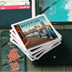 Vintag Boston Massachusetts Magnet