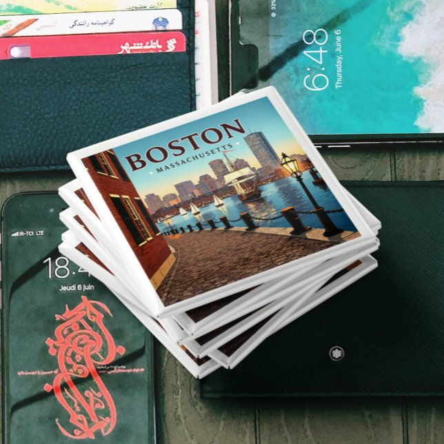 Vintag Boston Massachusetts Magnet (Von Creator hochgeladen)