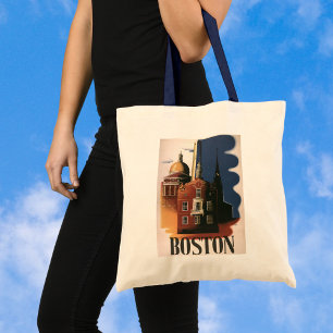 Vintag Boston, Massachusetts Paul Reveres Reise Tragetasche
