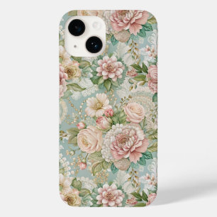 Vintag, botanisch, Girly Case-Mate iPhone 14 Hülle
