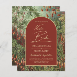 Vintag Botanische Terracotta Florals Arch WEDD