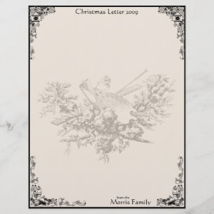 Vintag Bouquet Christmas 2009 Letterhead