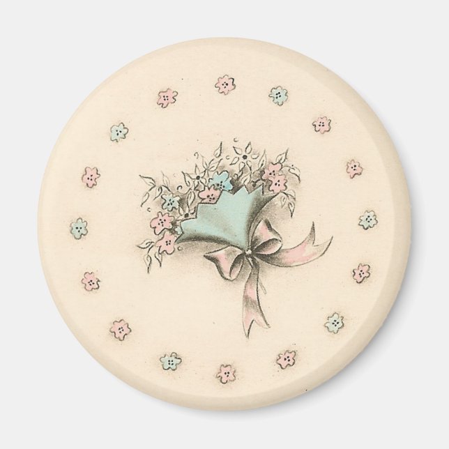 Vintag Bouquet Magnet (Vorne)