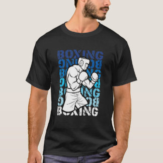 Vintag Boxer Vater Boxer Daddy Vatertag T-Shirt