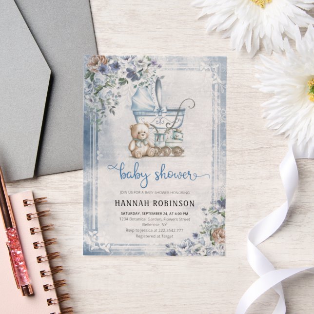 Vintag Boy Baby Dusche (Hochzeit)