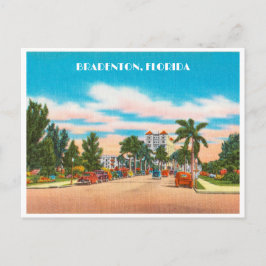 Vintag Bradenton, Florida Postkarte