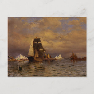 Vintag Bradford Ausblick aus dem Hafen von Battle Postkarte